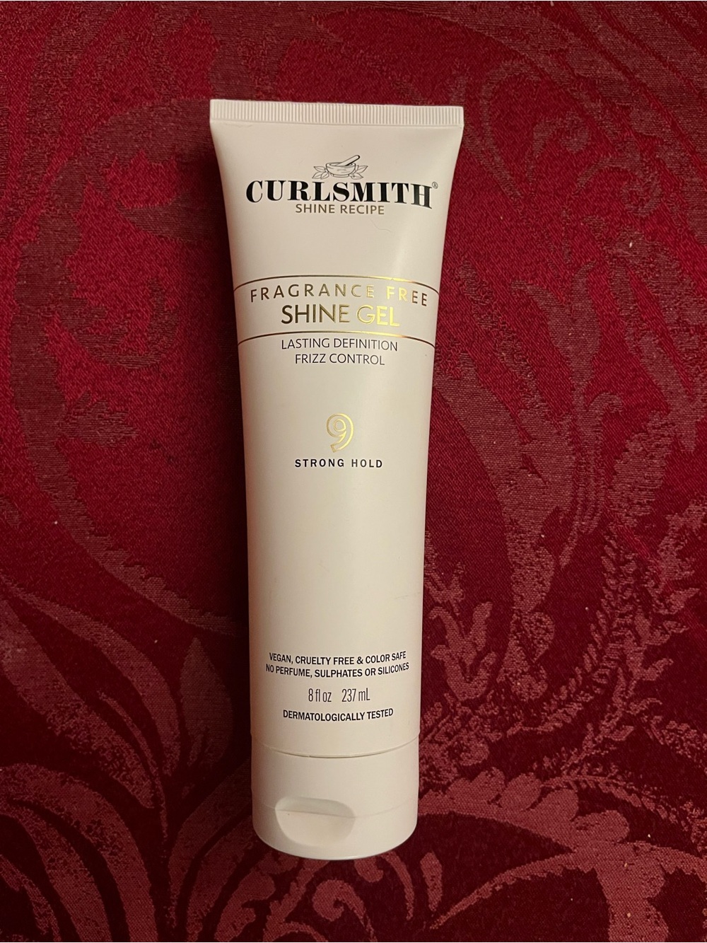 Curlsmith Shine Recipe Strong Hold Clear Curly Hair Gel 9 Fragrance Free